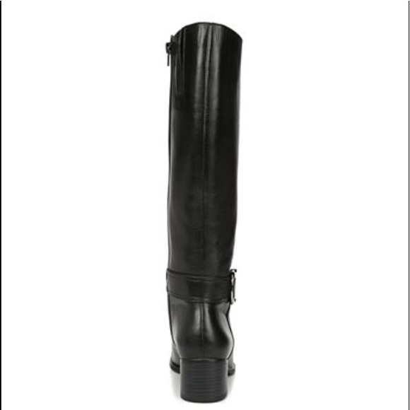 Black high shaft leather boots - Picture 8 of 10